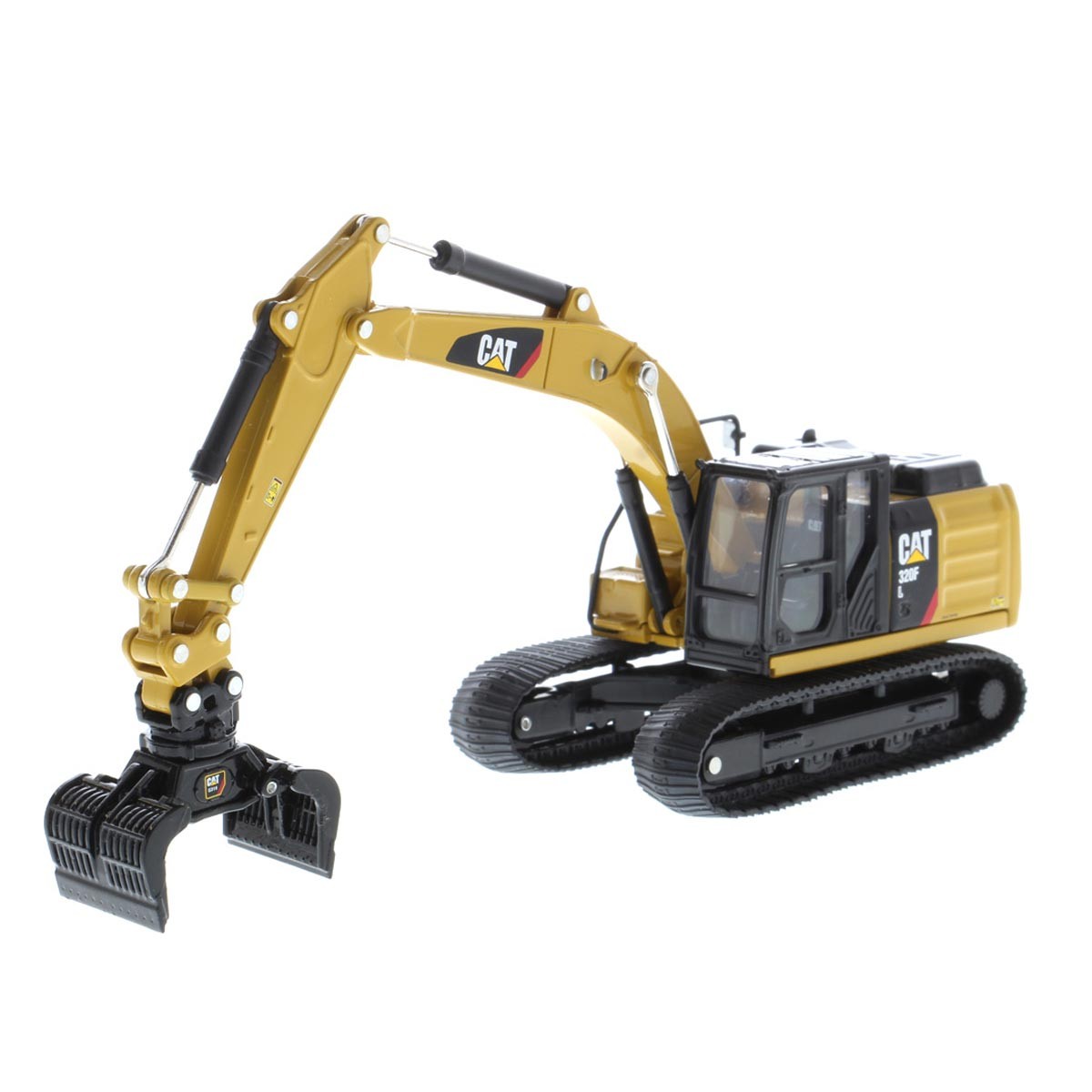 1/64 Caterpillar CAT 320F L Hydraulic Excavator w/ 5 Work Tools 85636