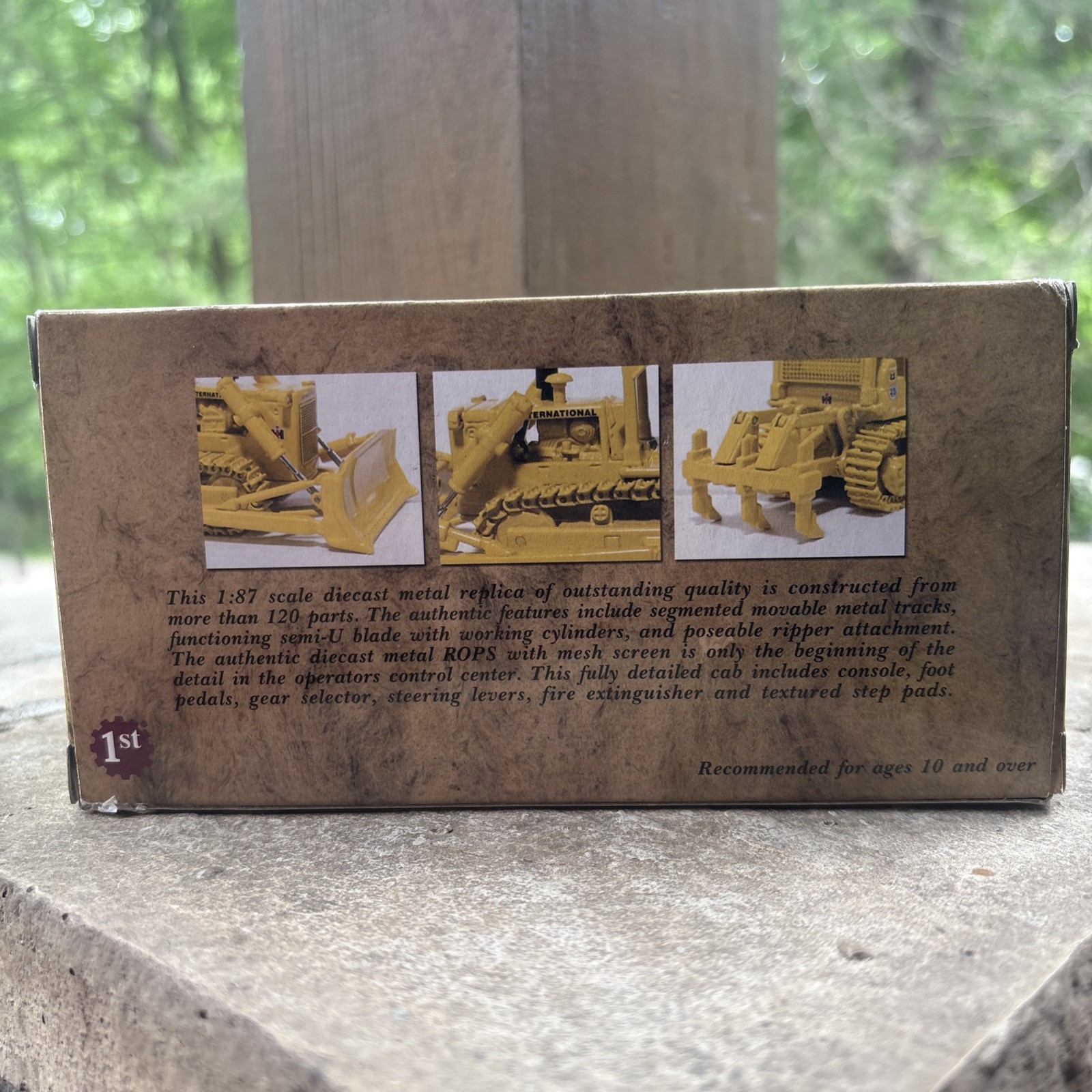 FIRST GEAR 1:87 INTERNATIONAL TD-25 Crawler Dozer w/Ripper US Forestry NIB