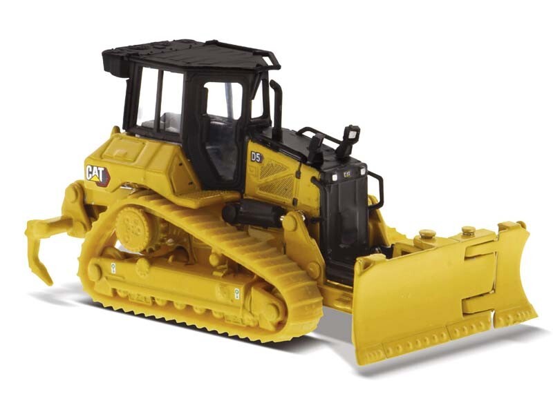 CAT D5 Dozer w/Fine Grading Undercarriage and Foldable Blade 1:87 HO Model 85953