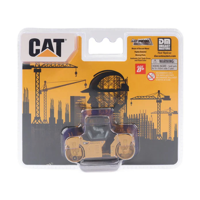 Caterpillar CB-13 Tandem Vibratory Roller ROPS 1:64 Diecast #84640CS