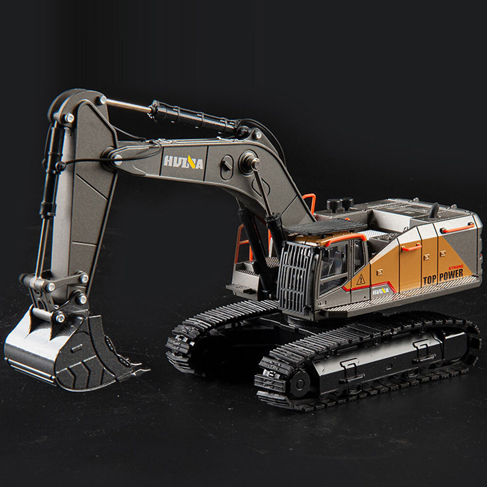 1/50 Scale Excavator Truck Toy Construction Vehicle Model Diecast Boys Toys Gift