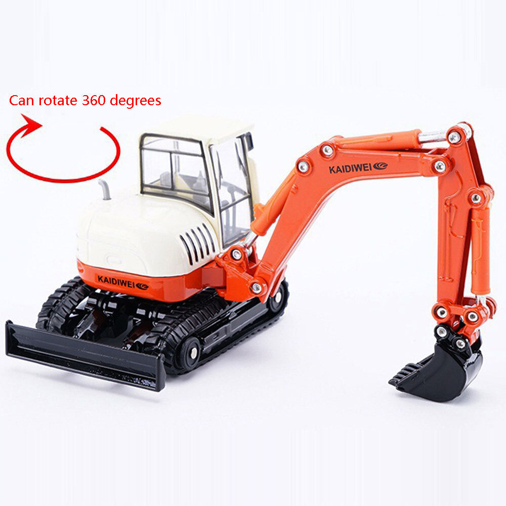 5.5″ Excavator Toy Front Loader Construction Vehicle Diecast Toy Trucks for Boys