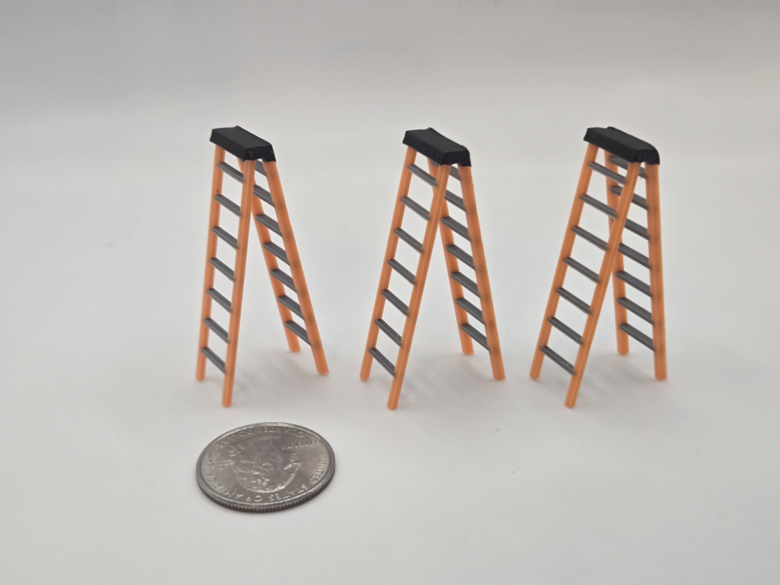 1/50 Scale Posable 8′ Step Ladder *3 Pack*