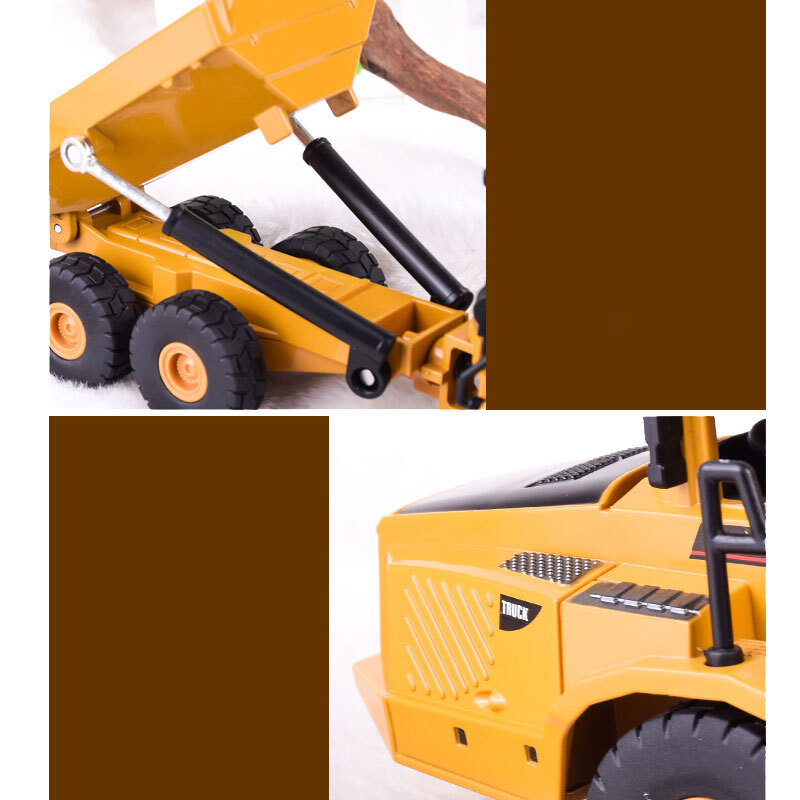 1:50 Articulated Dump Truck Toy Construction Vehicle Diecast Toy Trucks for Boys