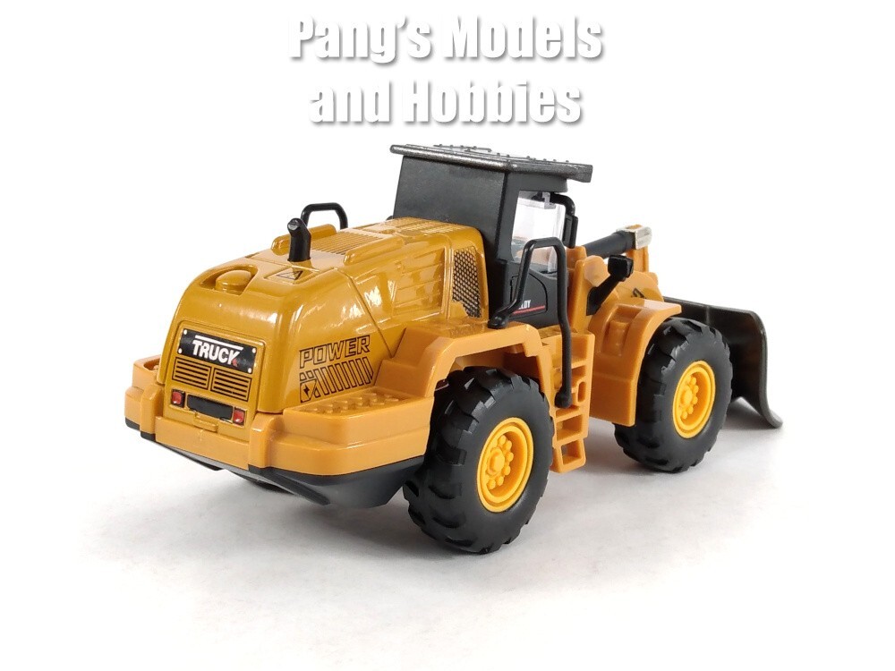 7.75 Inch Construction Wheel Loader V Spade 1/48 Scale Diecast & Plastic Model