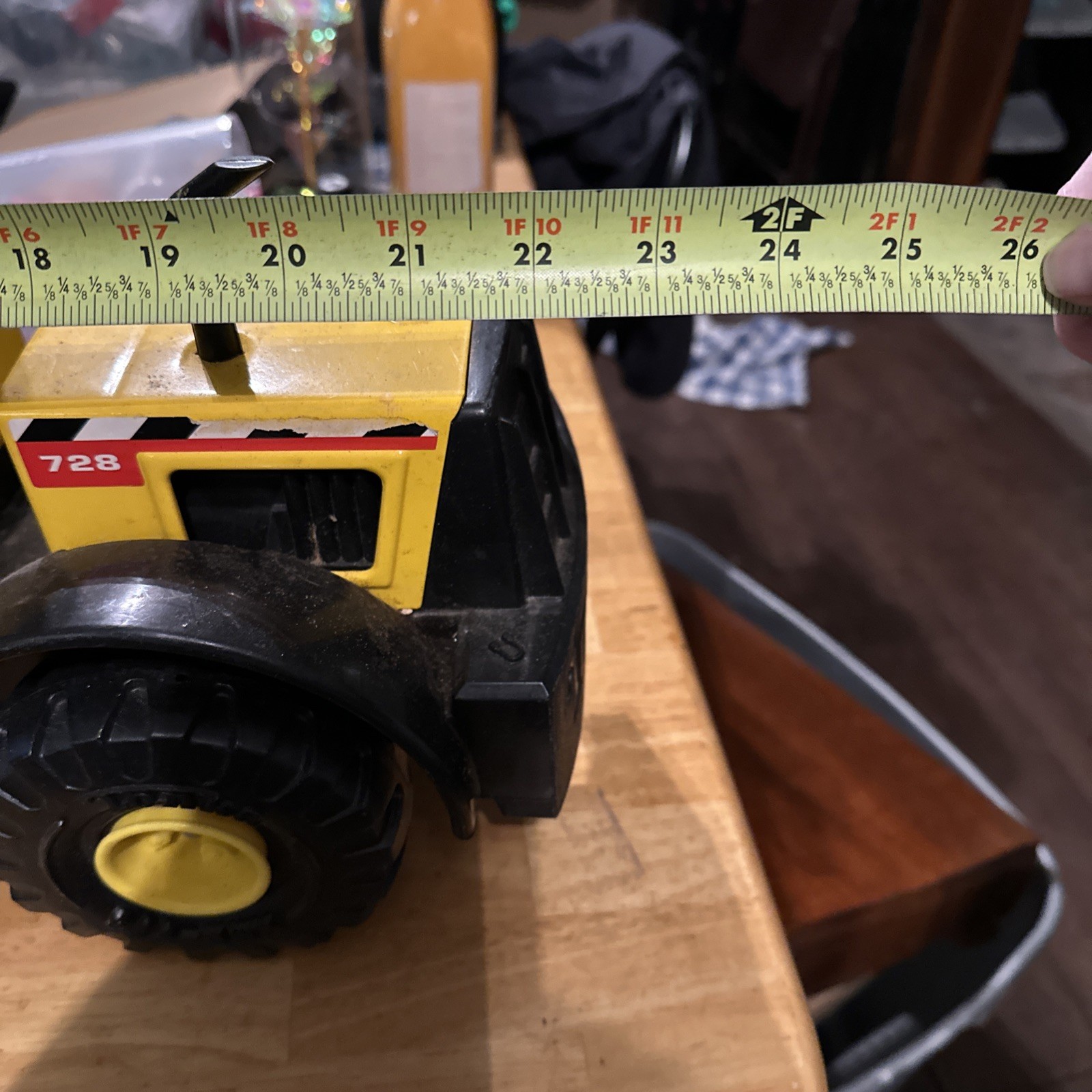 Hasbro Mighty Tonka Front End Loader #728, 21″ Pressed Steel