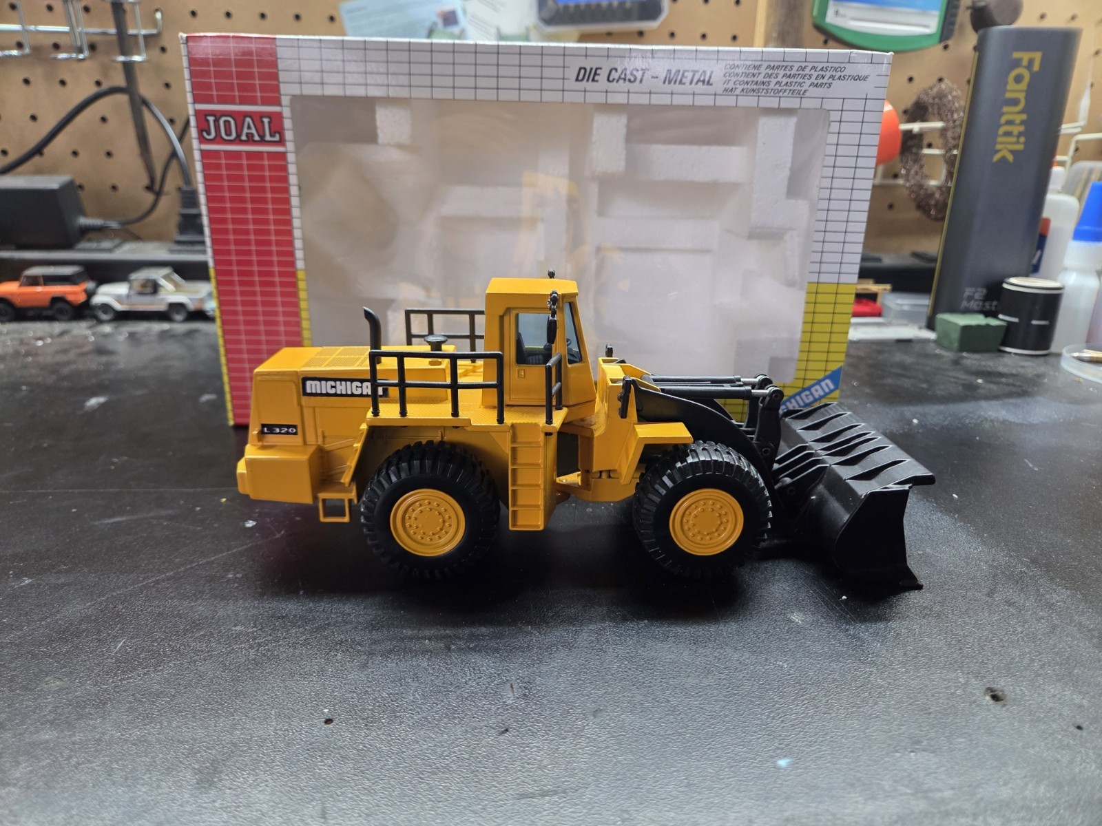 Michigan L320 Loader Diecast Model, 1992 Catalog, Joal 1/50 Scale, No. 239