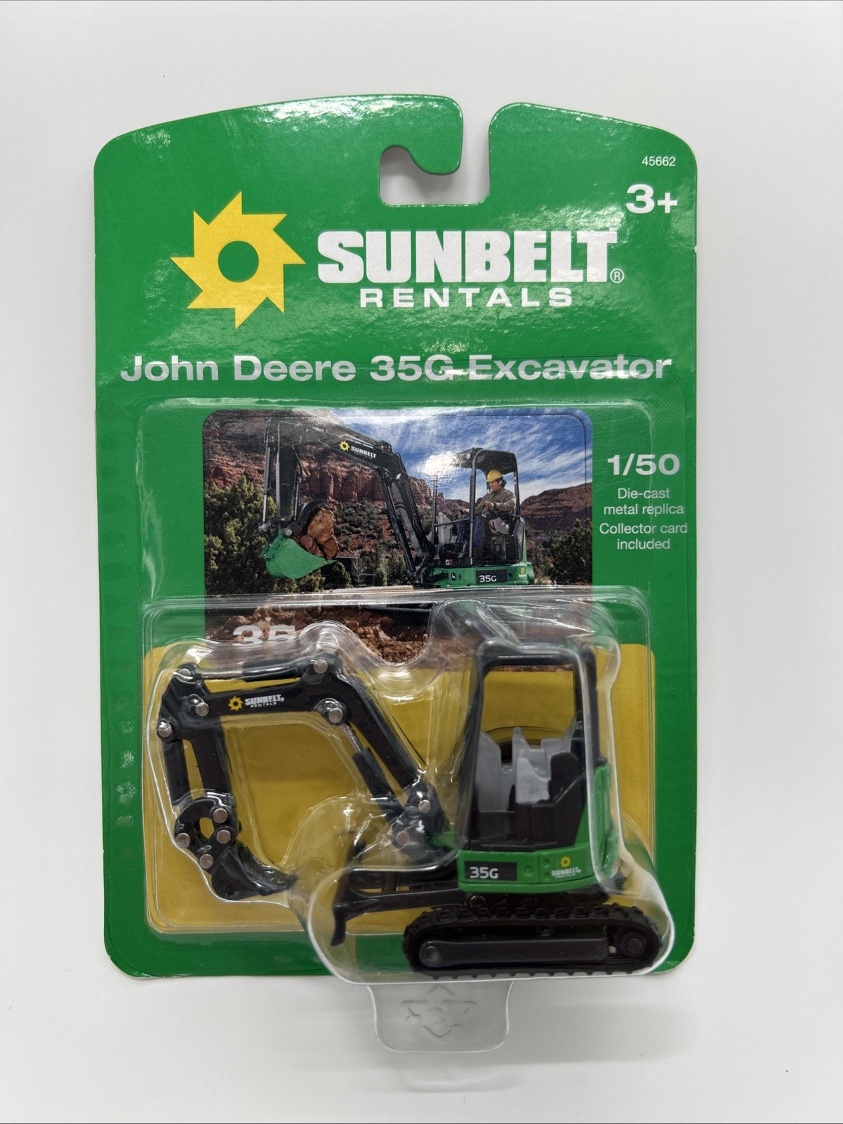 ERTL 1:50 Sunbelt Rentals 35G John Deere Excavator RARE NIB
