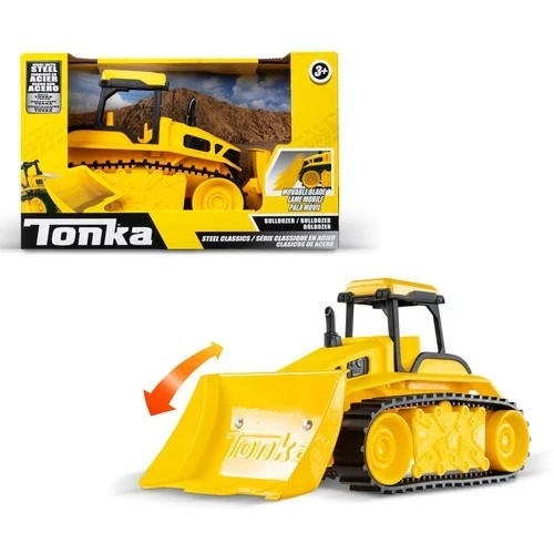 Tonka Mini Steel Classics Bulldozer Steel Construction Blade New, Free Shipping
