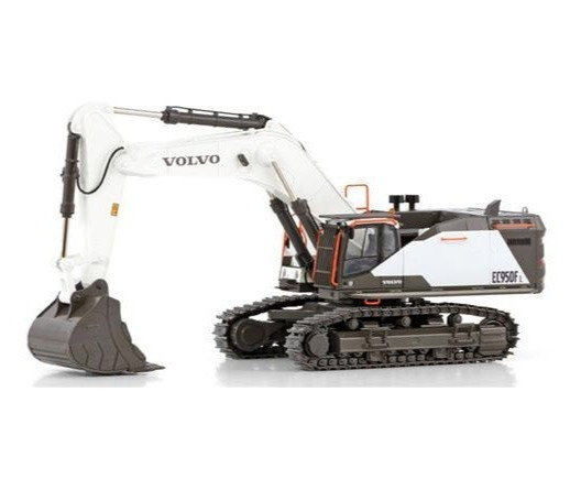 WSI 64-2012 Volvo EC950F Crawler Excavator in White – 1/50 Die-cast MIB