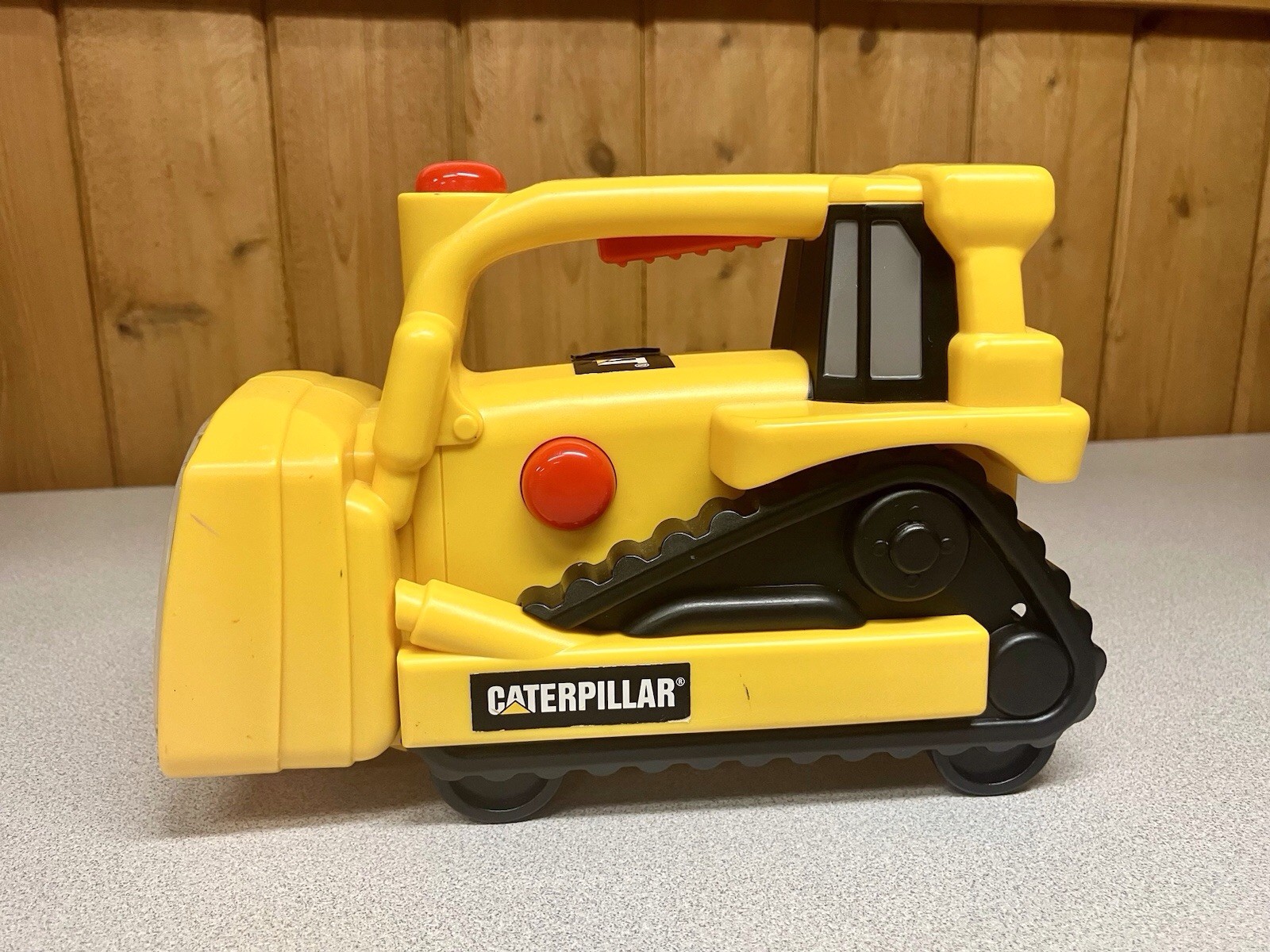 Caterpillar Kids Bulldozer Flashlight Children’s Toy Lights Sounds Handheld
