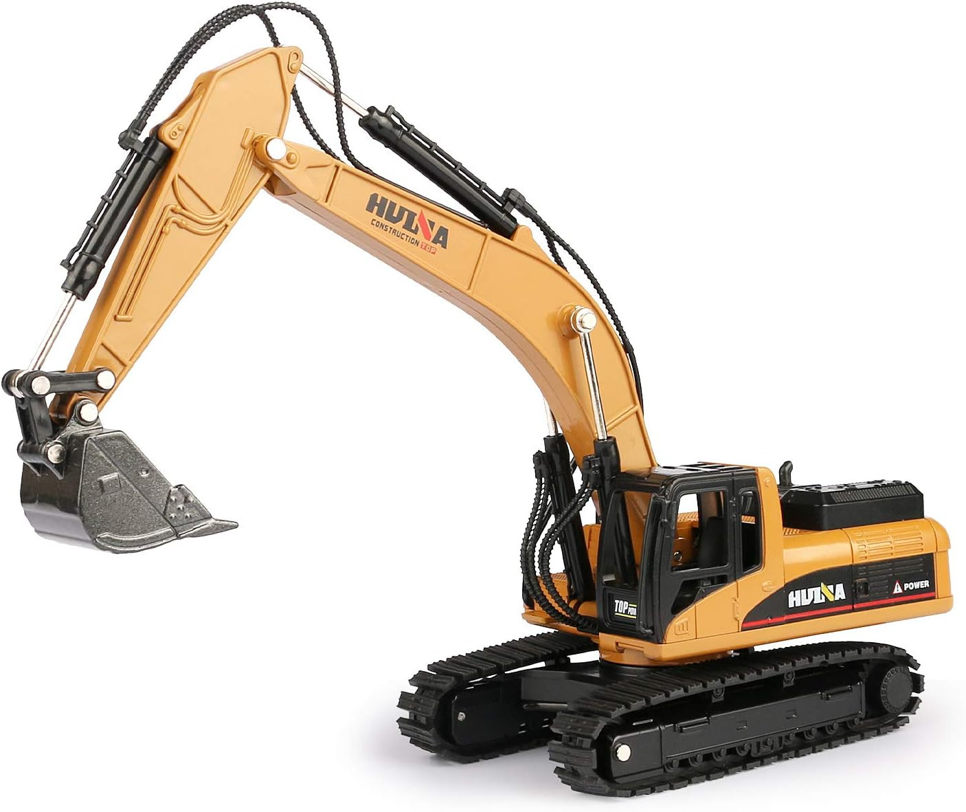 1/50 Scale Diecast Crawler Excavator, Metal Construction Vehicle Models Toys for
