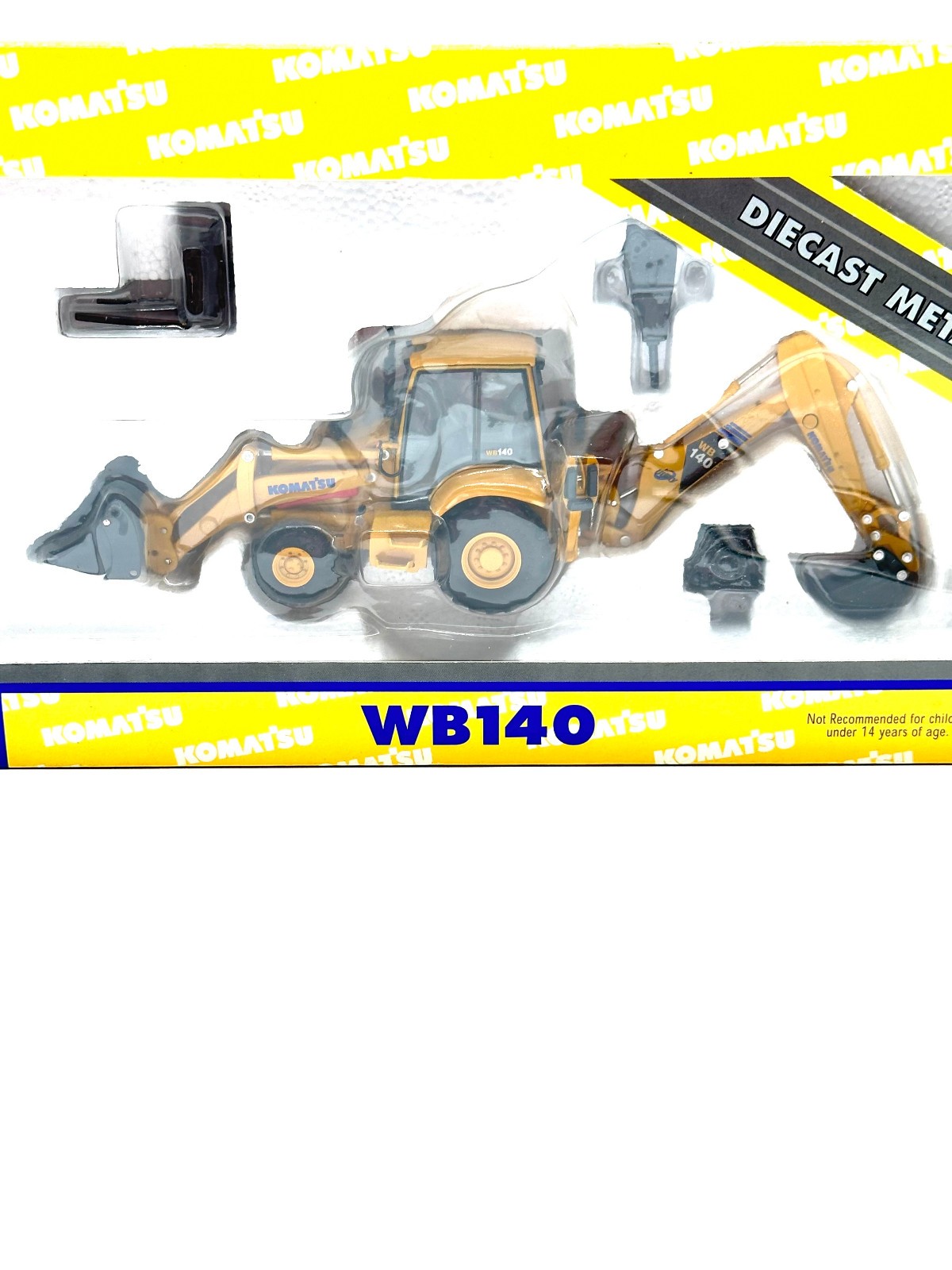 Komatsu WB140 Backhoe/Loader By First Gear 1/50th Scale