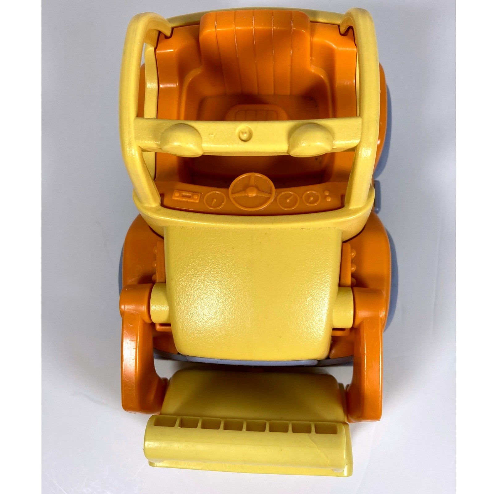 Green Toys Yellow and Orange Recycled Plastic Bulldozer Construction Vehicle