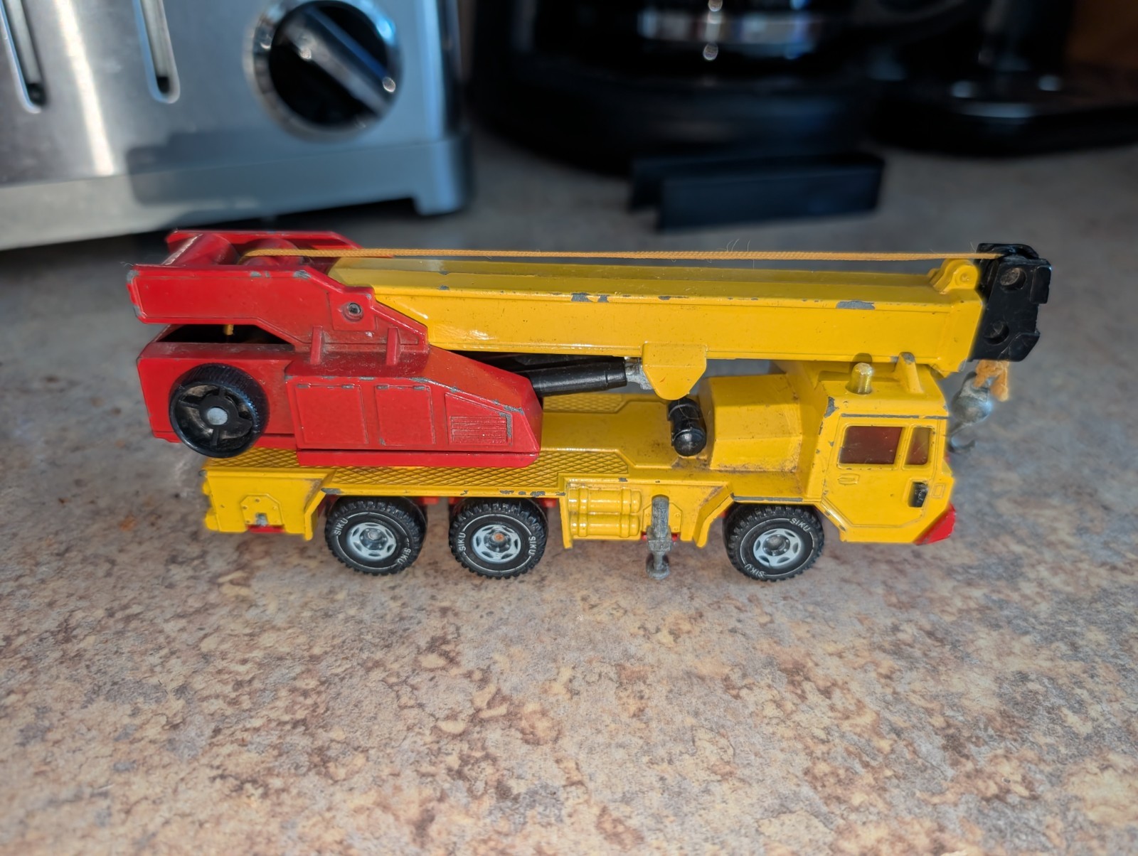 Siku Faun Kranwagen Mobile Crane 1:55 Scale Diecast West Germany Used MM Trains