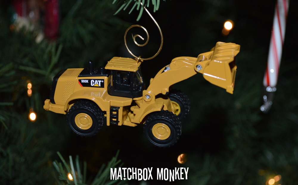 Custom Caterpillar CAT 980K Wheel Loader 1/94 Christmas Ornament Deere Volvo