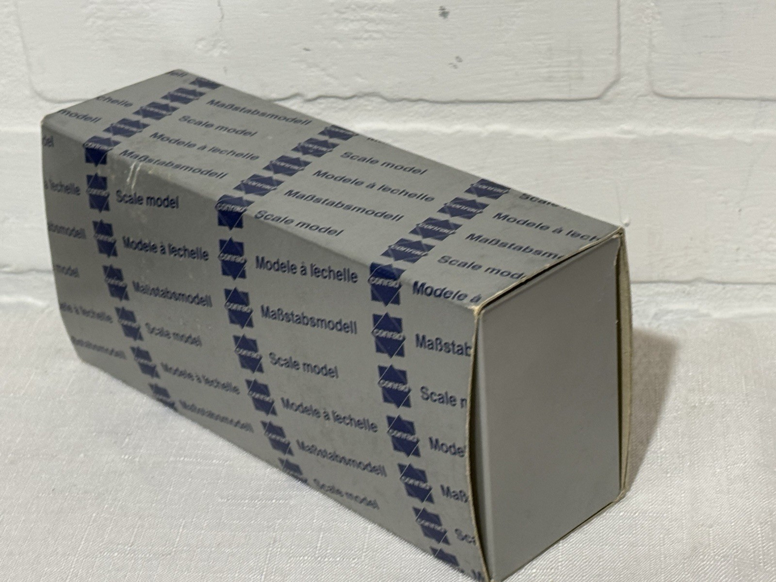 Conrad 1:50 Blue Cab Mack R Model Dump Truck #3640 With Box Diecast Metal
