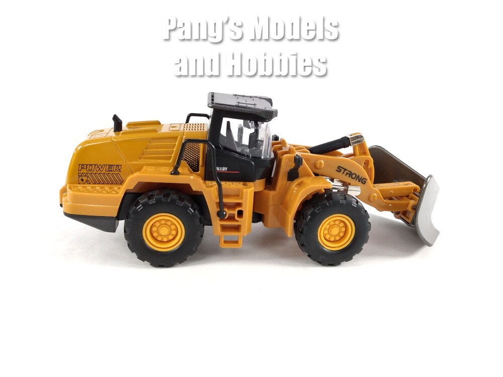 7.75 Inch Construction Wheel Loader V Spade 1/48 Scale Diecast & Plastic Model