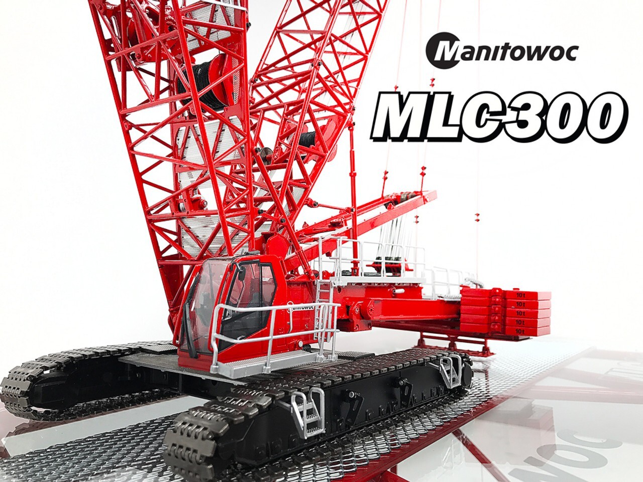 TWH TOS006 Manitowoc MLC300 Lattice-Boom Crawler Crane w/VPC™ 1/50 Die-cast MIB