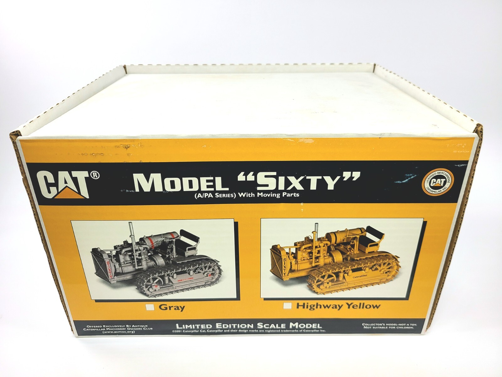 Caterpillar Model Sixty Crawler Tractor – Gray – Riecke CCM 1:16 Scale Model New