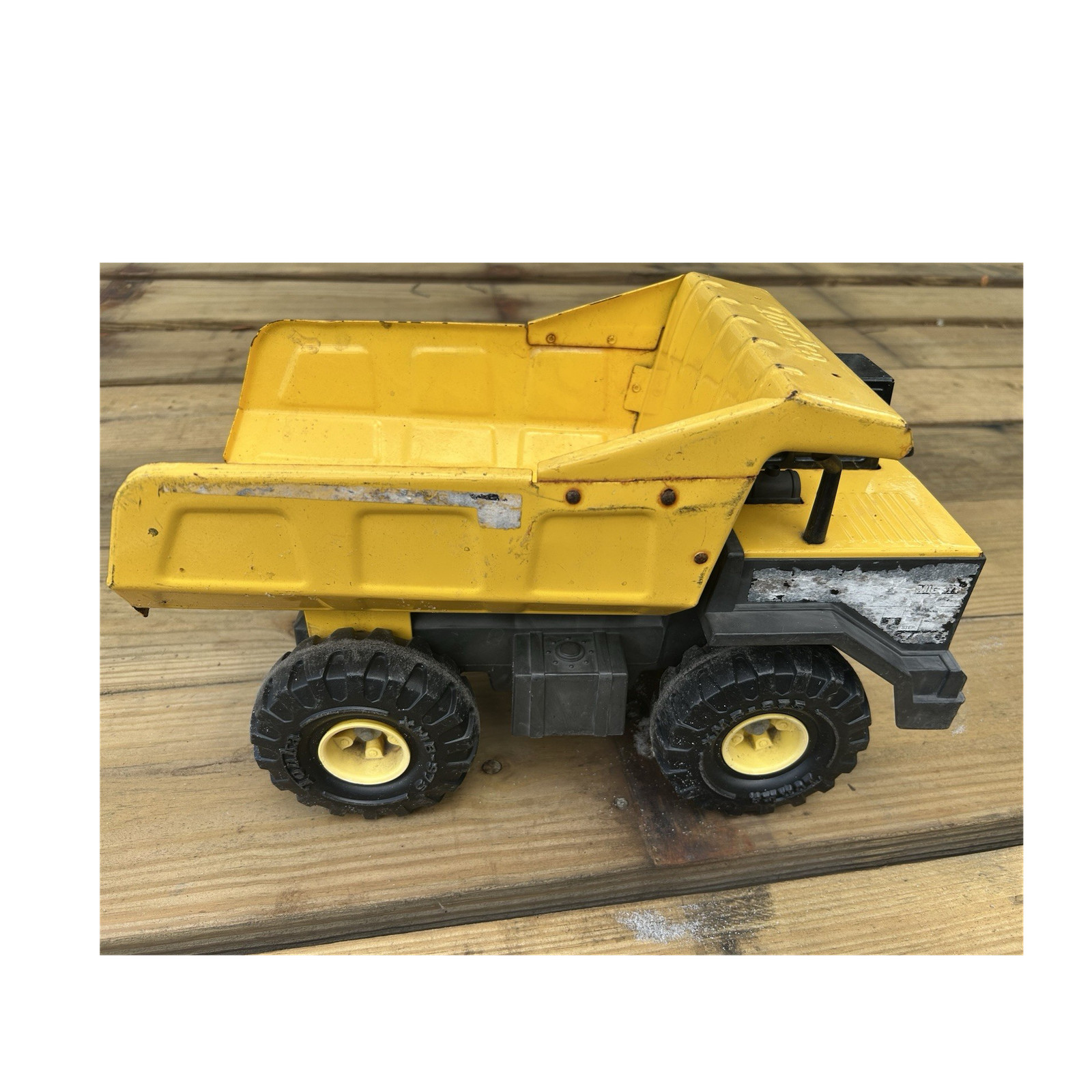Tonka Vintage Diecast Dump Truck Construction Vehicle Yellow Black Gray