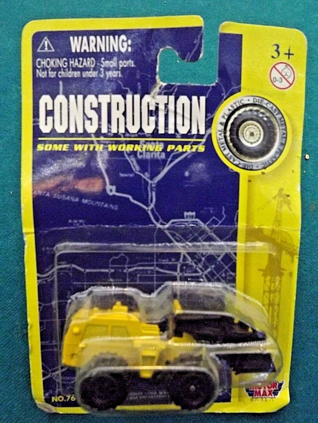 MOTOR MAX CONSTRUCTION FRONT LOADER No. 76130 Die-cast Metal/Plastic