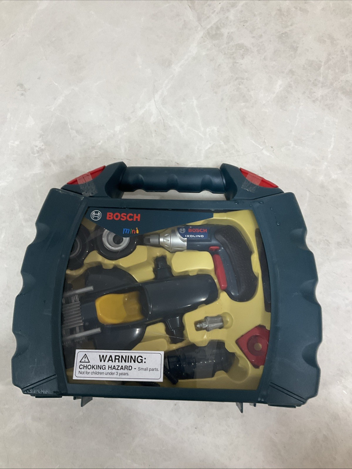 Bosch Grand Prix F1 Car with Ixolino Case Toy Drill & Screwdriver by Theo Klein