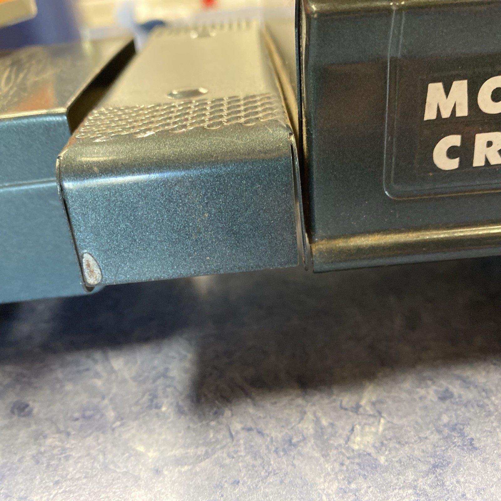 Rare Vintage Structo Mobile Crane Pressed Steel Truck