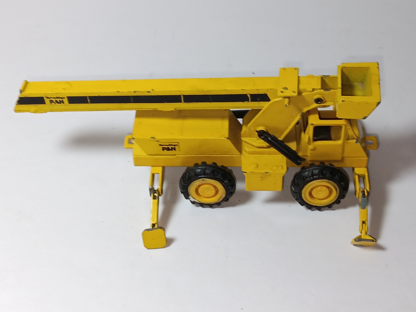 Die Cast Rough Terrain Crane P&H 266, 1/50 Scale West Germany Harnischfeger