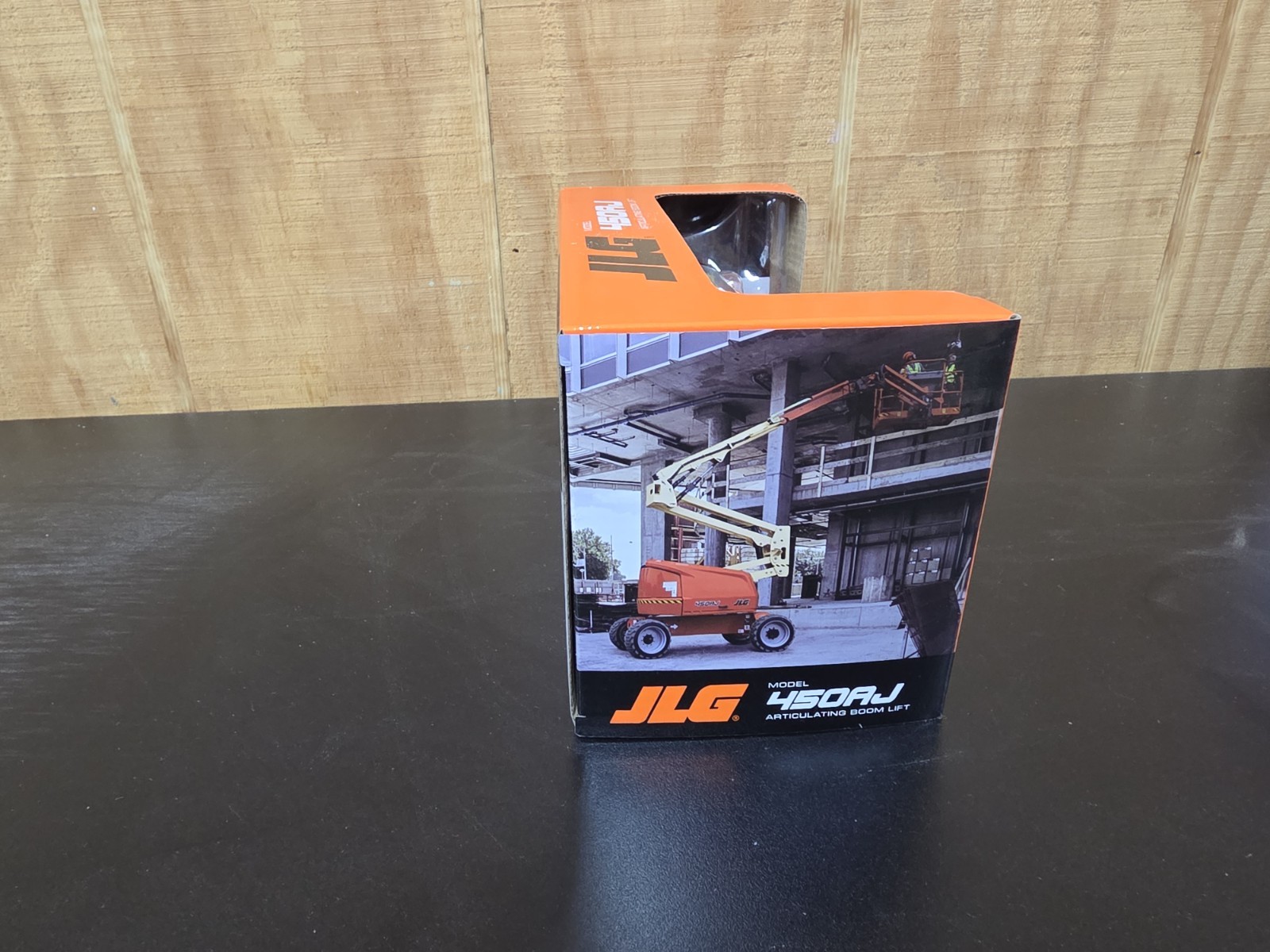 First Gear JLG 450AJ 1:32 Diecast Metal Articulating Boom Lift Model Orange