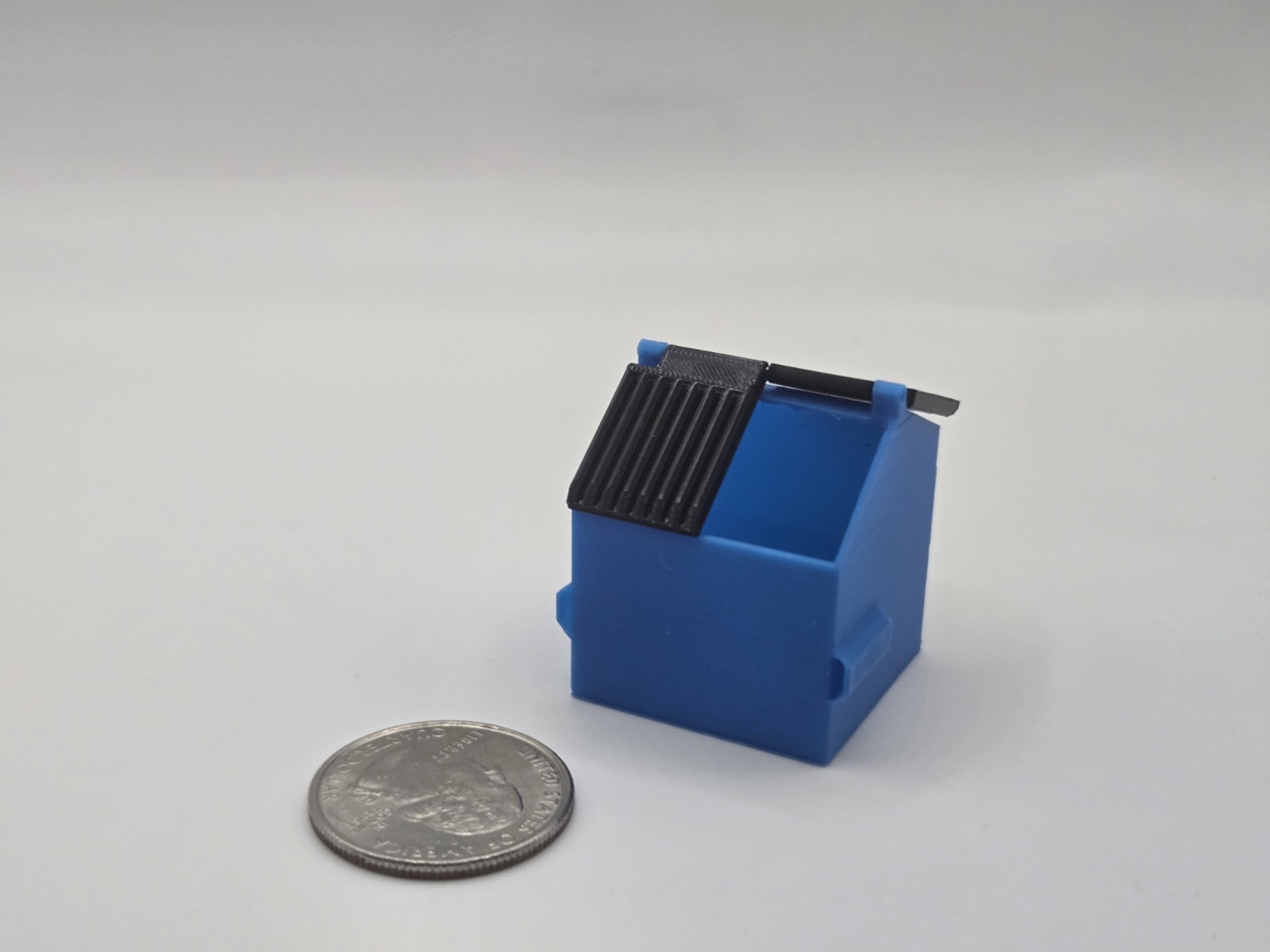 1/64 Scale 8 Yard Dumpster in Blue