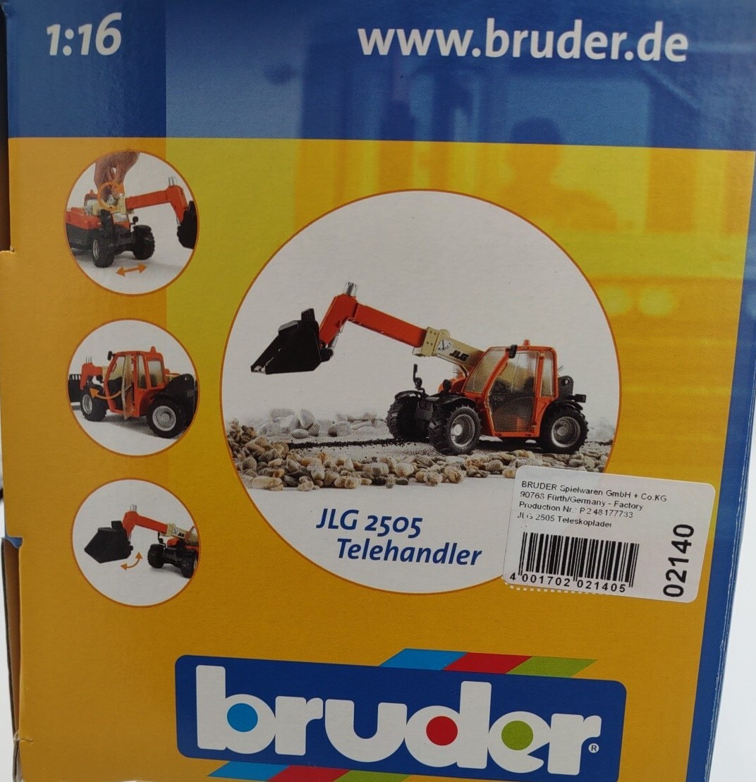 Bruder 1/16th JLG 2505 Tele-Handler #02140 Made In Germany