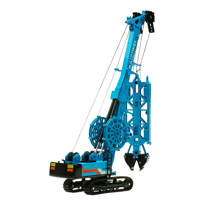 1:64 Trenching Machine Construction Vehicle Diecast Toy Truck for Boys Kids Blue