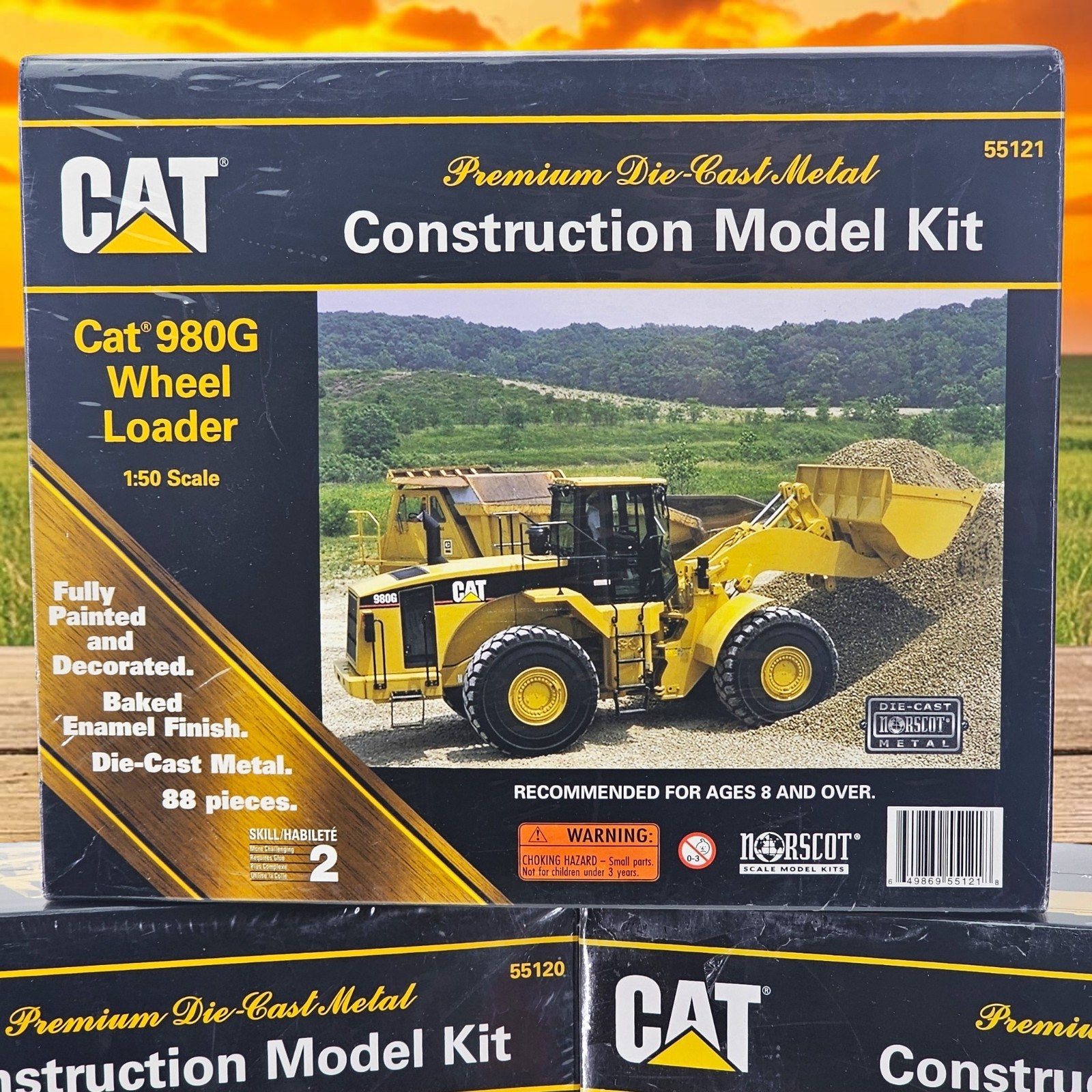NORSCOT CAT Excavator Wheel Loader Track Tractor 55119-55121 Premium Series Lot
